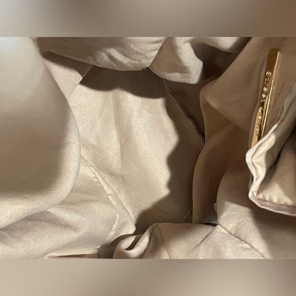 Street Level Boutique Puffer Backpack Tan Beige Medium-Sized - Picture 14 of 14